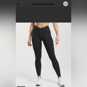 gymshark crossover leggings size medium ! never worn because they don’t fit